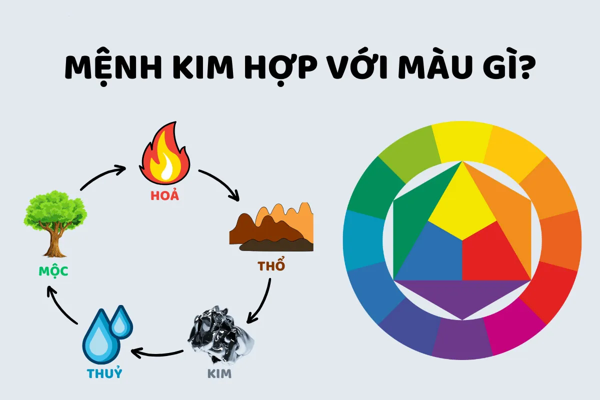 Mệnh Kim Hợp Màu Gì? Màu Sắc Phong Thủy Hợp Bản Mệnh Kim