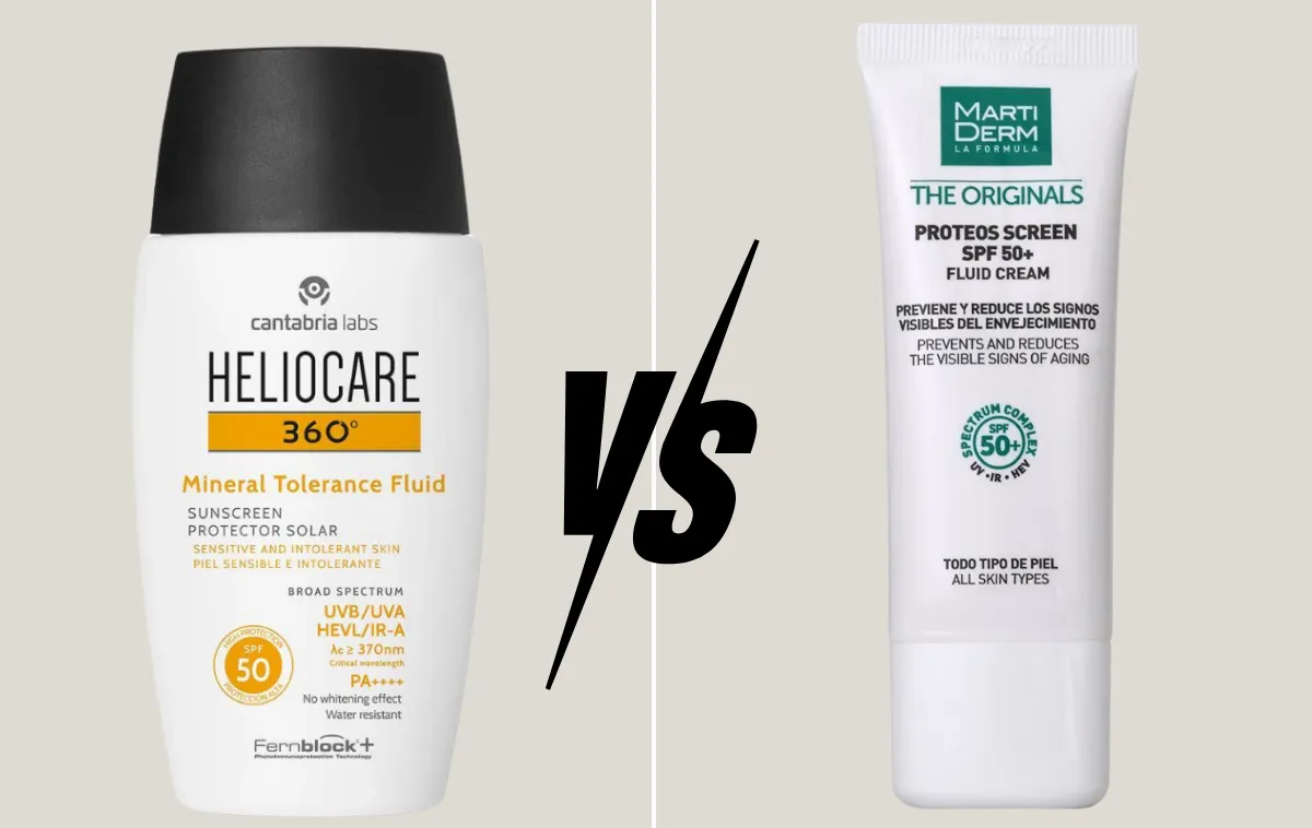 So sánh kem chống nắng Heliocare và Martiderm mới 2025