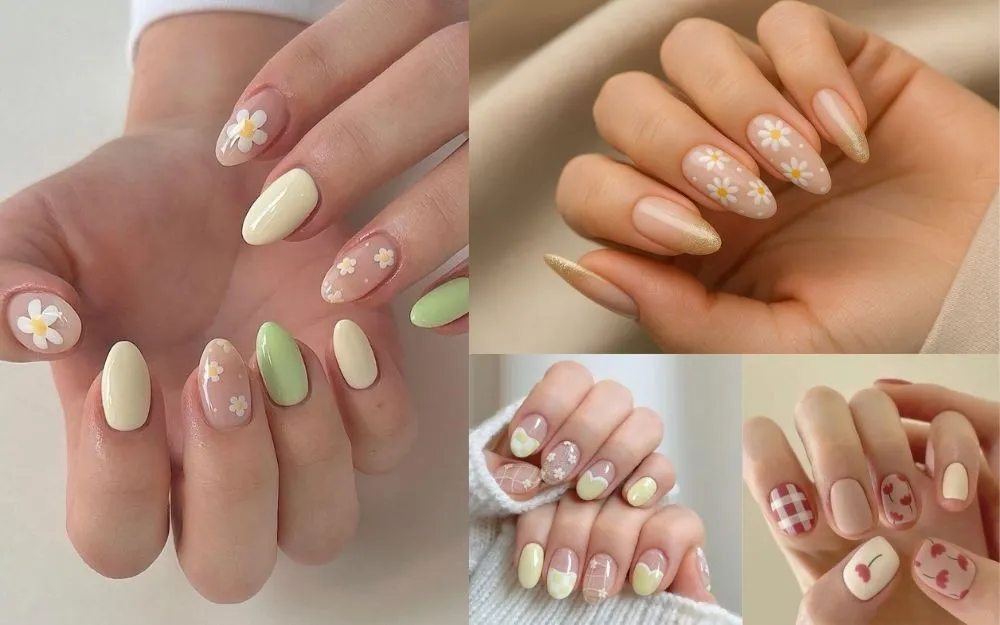 Top 100+ Mẫu Nail Hoa Nữ Tính, Năng Động, Hot Trend