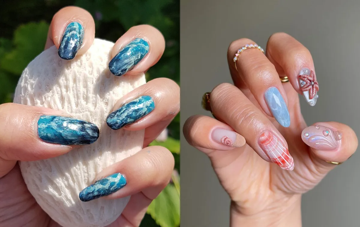 Tự Tin Với 100+ Mẫu Nail Đi Biển Tuyệt Đẹp Cho Mùa Hè 2025