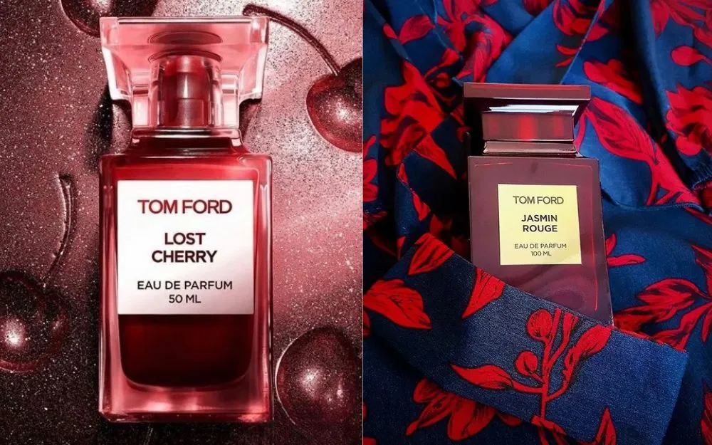 So Sánh 02 Nước Hoa Tom Ford Đỏ: Lost Cherry & Jasmine Rouge