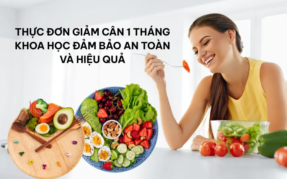 Thực Đơn Giảm Cân 1 Tháng Khoa Học Đảm Bảo An Toàn Và Hiệu Quả