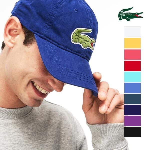  Mũ Lacoste Men's Big Croc Gabardine Cap màu xanh nước biển cho tín đồ sành điệu - 9