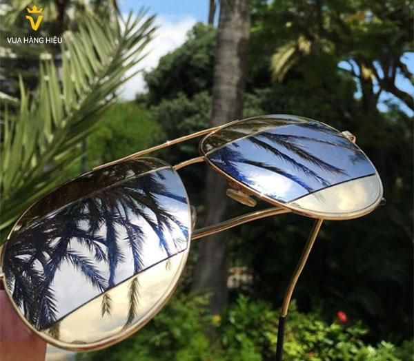 Kính Mát Dior Gold, Silver Mirror Aviator Unisex Sunglasses DIORSPLIT1 000/DC 59 - Kính mắt - Vua Hàng Hiệu