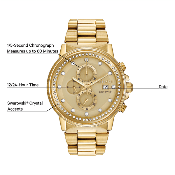 Đồng hồ Nam Citizen Nighthawk Eco-Drive Chamagne Dial Watch FB3002-53P - Đồng hồ - Vua Hàng Hiệu