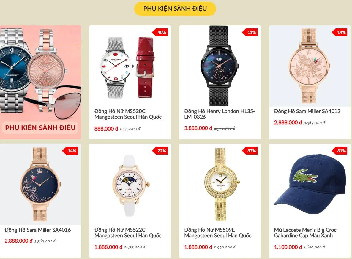 1000+ sản phẩm hàng hiệu Sale khuyến mãi đồng giá 888K trên Vuahanghieu.com - 1