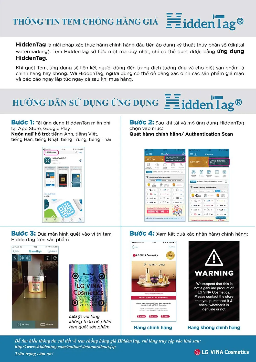 Hidden Tag là Gì? Cách Kiểm Tra Để Phân Biệt Mỹ Phẩm Hàn Quốc Thật Giả