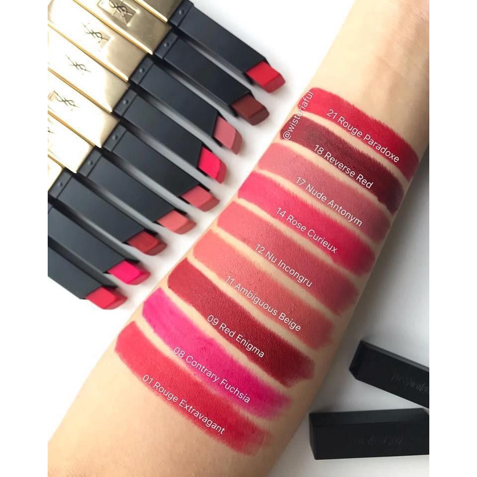 13 màu son YSL Rouge Pur Couture The Slim vô cùng đẹp