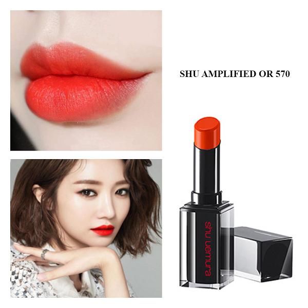 Review 3 màu son Shu Uemura Amplified vỏ đen trendy 2025