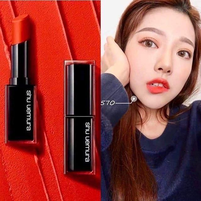 Review 3 màu son Shu Uemura Amplified vỏ đen trendy 2025