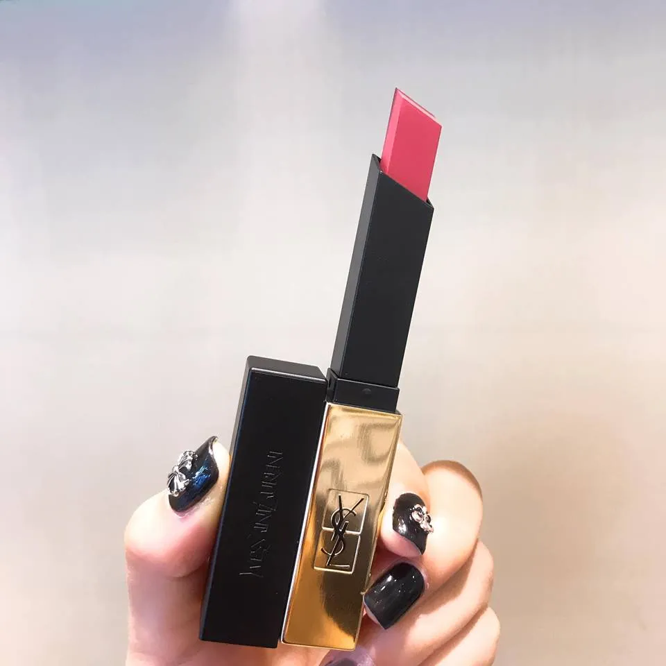 Review son YSL Rouge Pur Couture The Slim Nu Incongru Màu 12 - 1