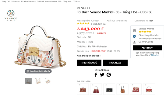 Túi xách Venuco có tốt không? Địa chỉ mua túi Venuco chính hãng giá tốt