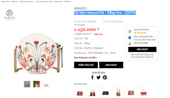 Túi xách Venuco có tốt không? Địa chỉ mua túi Venuco chính hãng giá tốt