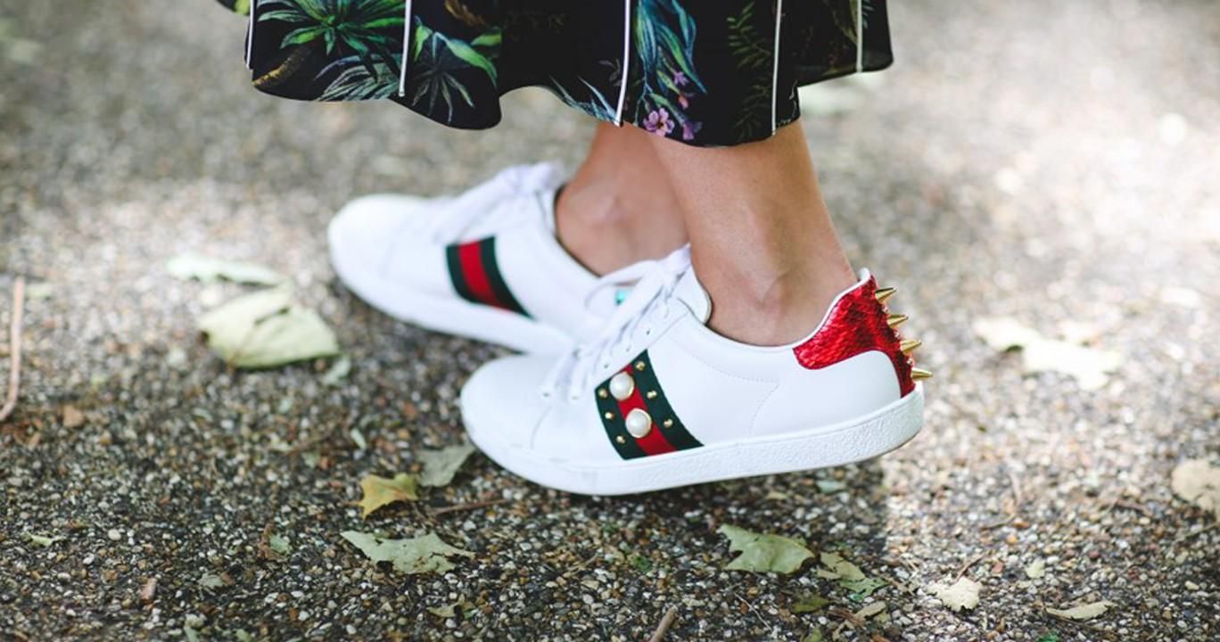 Giày Men's Ace Embroidered Sneaker auth Gucci giá bao nhiêu? Địa chỉ mua trực tuyến