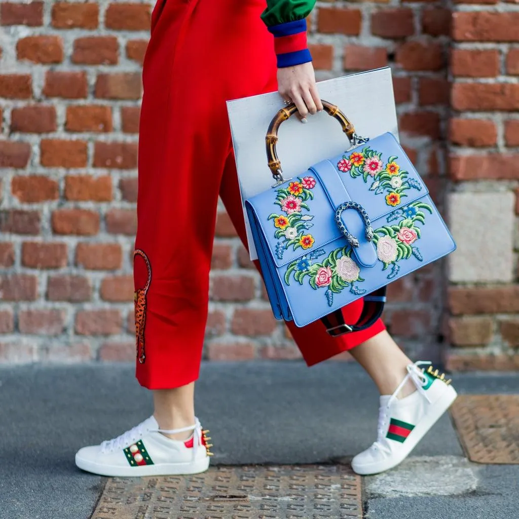 Giày Men's Ace Embroidered Sneaker auth Gucci giá bao nhiêu? Địa chỉ mua trực tuyến