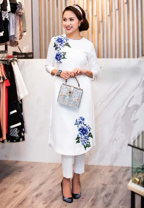 Gợi ý chọn túi xách mang với áo dài sang trọng và thời trang - 5