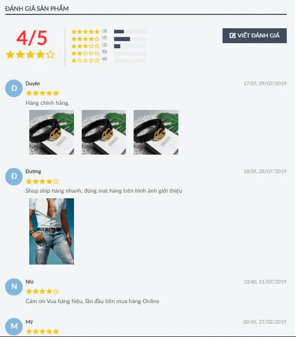 Review Gucci thắt lưng nam có tốt không? Phân biệt thắt lưng Gucci chính hãng