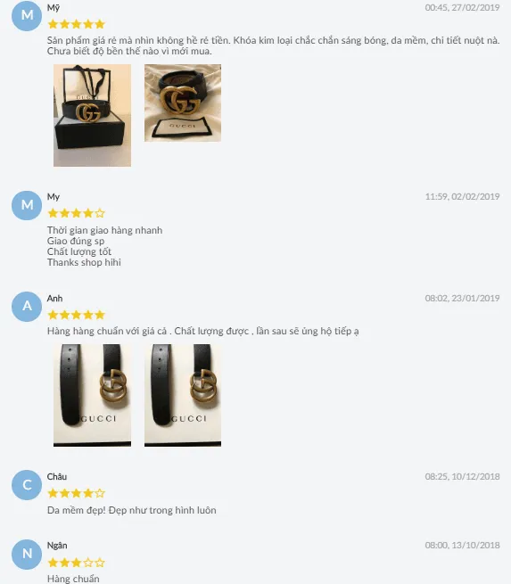 Review Gucci thắt lưng nam có tốt không? Phân biệt thắt lưng Gucci chính hãng