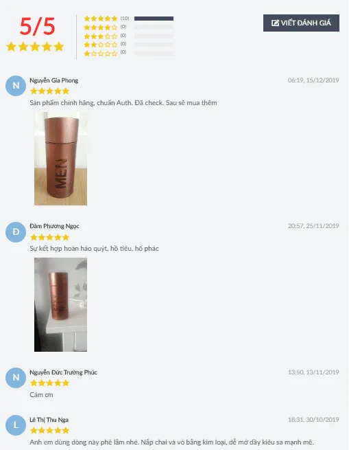 Review các chai nước hoa Carolina Herrera “hot” hiện nay