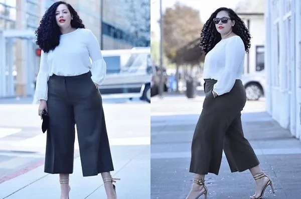 Cách kết hợp quần lửng ống rộng với áo và giày theo xu hướng thời trang trendy