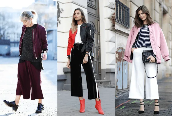 Cách kết hợp quần lửng ống rộng với áo và giày theo xu hướng thời trang trendy