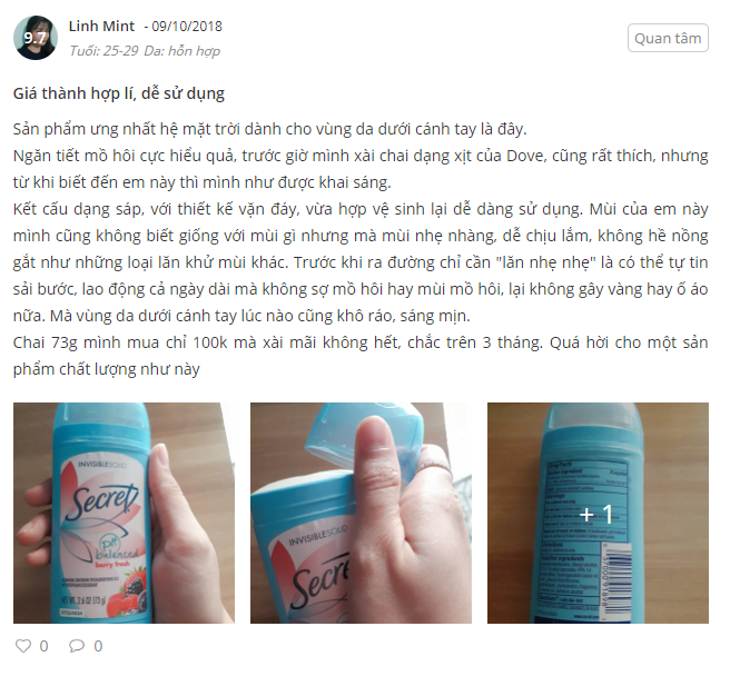 Review Top 7 Lăn Khử Mùi chất lượng tốt Được Chuyên Gia Da Liễu Khuyên Dùng