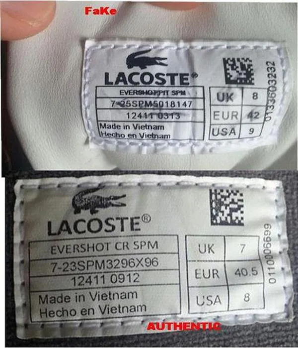 5 cách nhận biết giày Lacoste thật giả và địa chỉ mua uy tín