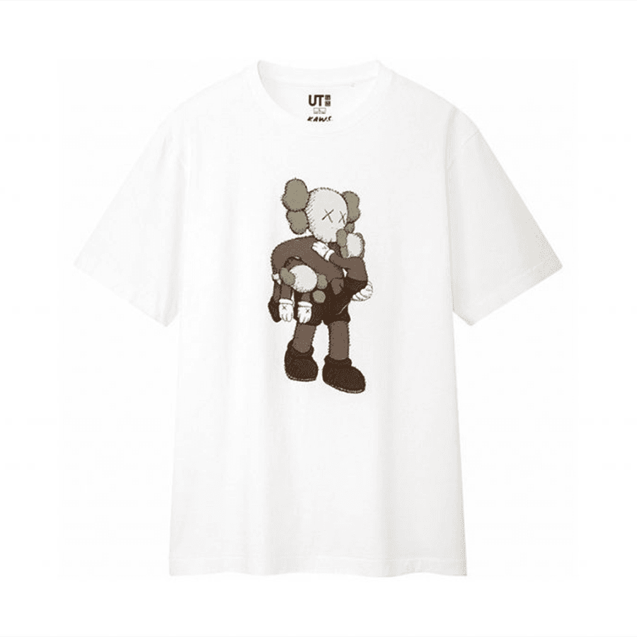 Áo Phông Kaws x Uniqlo UT Họa Tiết Nâu Cho Mùa Hè Size M - Thời trang - Vua Hàng Hiệu