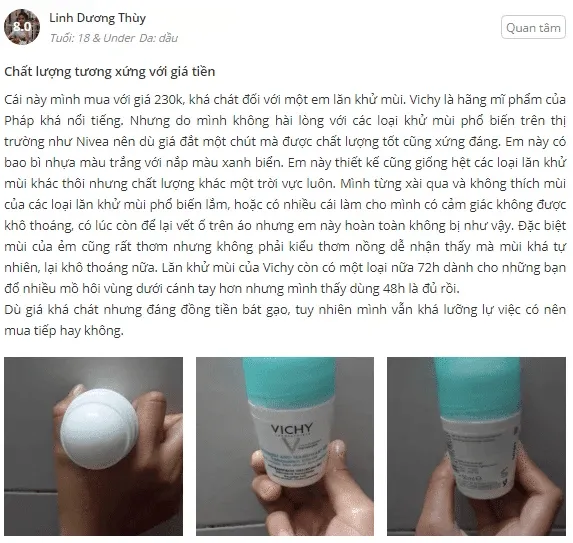Review Top 7 Lăn Khử Mùi chất lượng tốt Được Chuyên Gia Da Liễu Khuyên Dùng