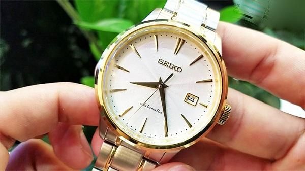 15 kiểu đồng hồ Seiko nam màu silver & gold chính hãng giá tốt