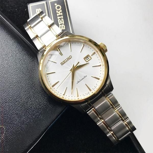 15 kiểu đồng hồ Seiko nam màu silver & gold chính hãng giá tốt