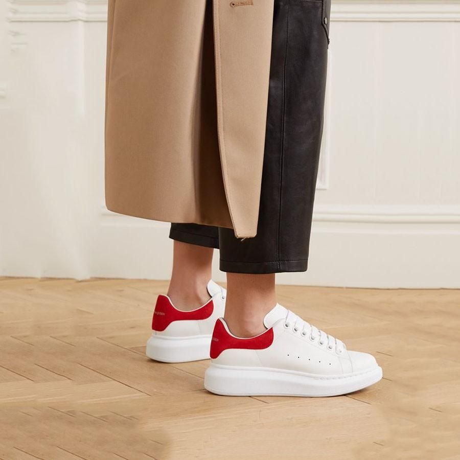 Giày Sneaker Alexander McQueen Red Suede Oversized - Giày - Vua Hàng Hiệu