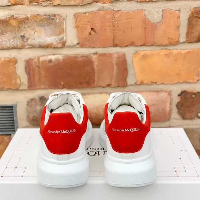 Giày Sneaker Alexander McQueen Red Suede Oversized - Giày - Vua Hàng Hiệu
