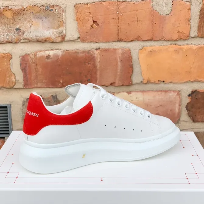 Giày Sneaker Alexander McQueen Red Suede Oversized - Giày - Vua Hàng Hiệu