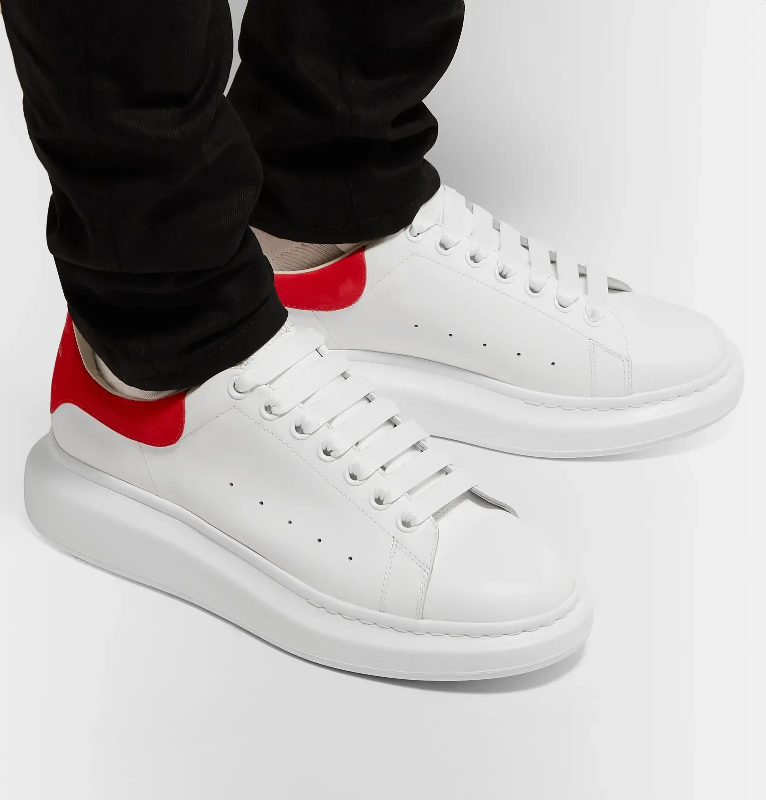 Giày Sneaker Alexander McQueen Red Suede Oversized - Giày - Vua Hàng Hiệu