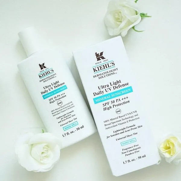 Review 3 loại kem chống nắng Kiehl's 