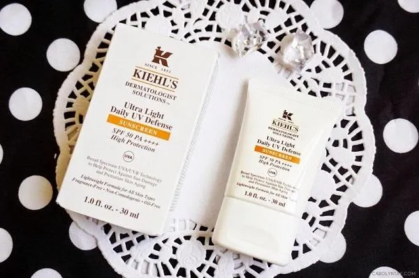 Review 3 loại kem chống nắng Kiehl's 