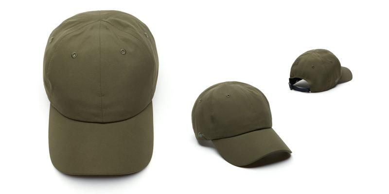 Mũ Lacoste Men's Water-Resistant Taffeta Cap Khaki Green