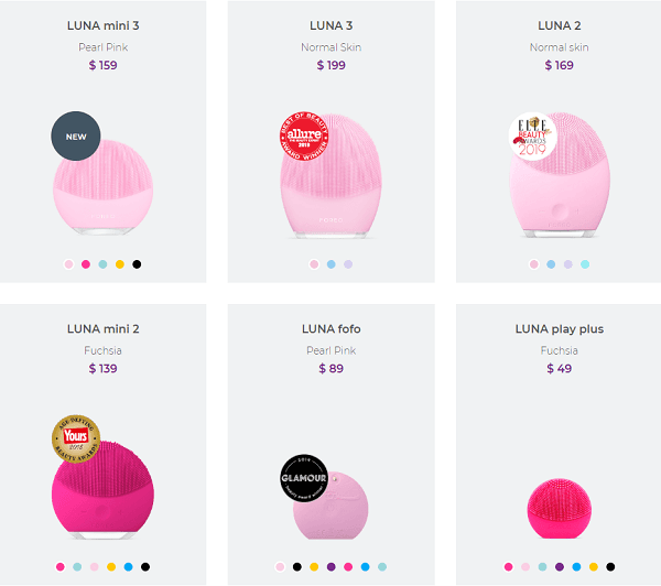 SO SÁNH Nên dùng máy rửa mặt Foreo Luna mini 3 hay Foreo Luna 3?