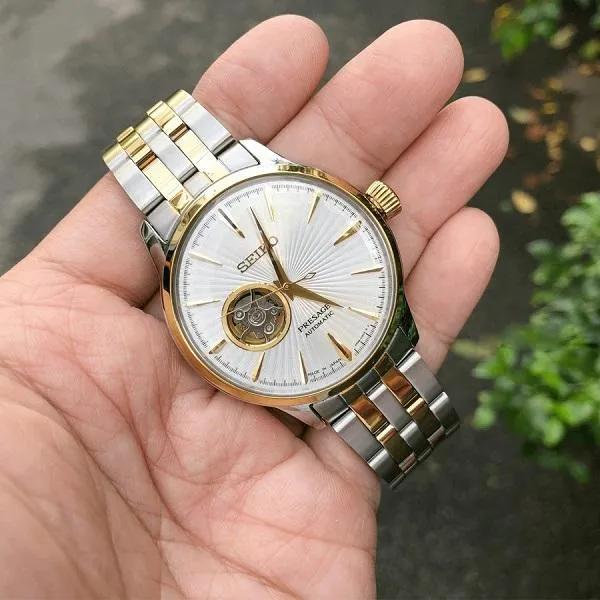 15 kiểu đồng hồ Seiko nam màu silver & gold chính hãng giá tốt