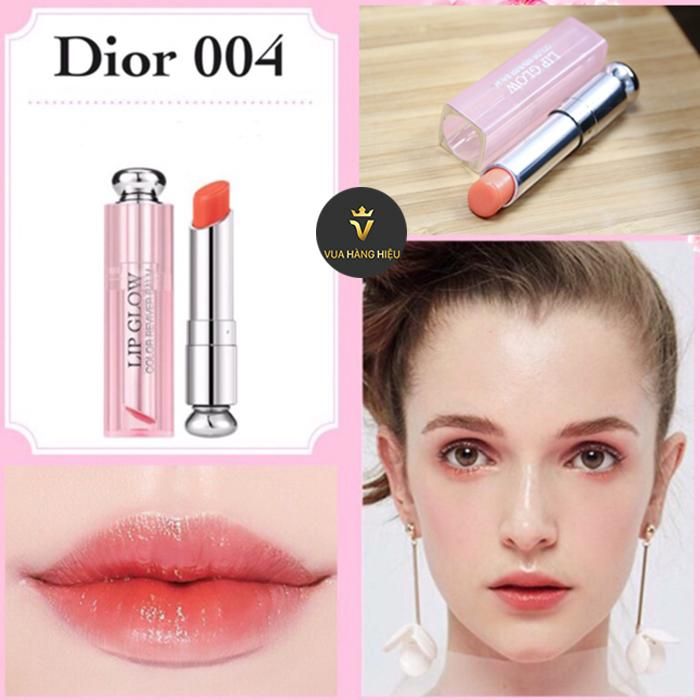 Son Dưỡng Dior Màu Cam Addict Lip Glow 004 Coral - Son Môi - Vua Hàng Hiệu