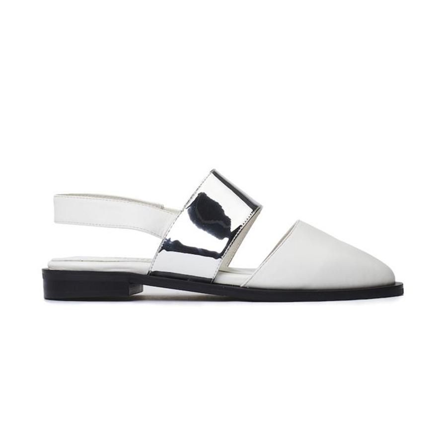 Sandal Nữ Pazzion 888-23 - WHITE - Màu Trắng Size 34 - Giày - Vua Hàng Hiệu