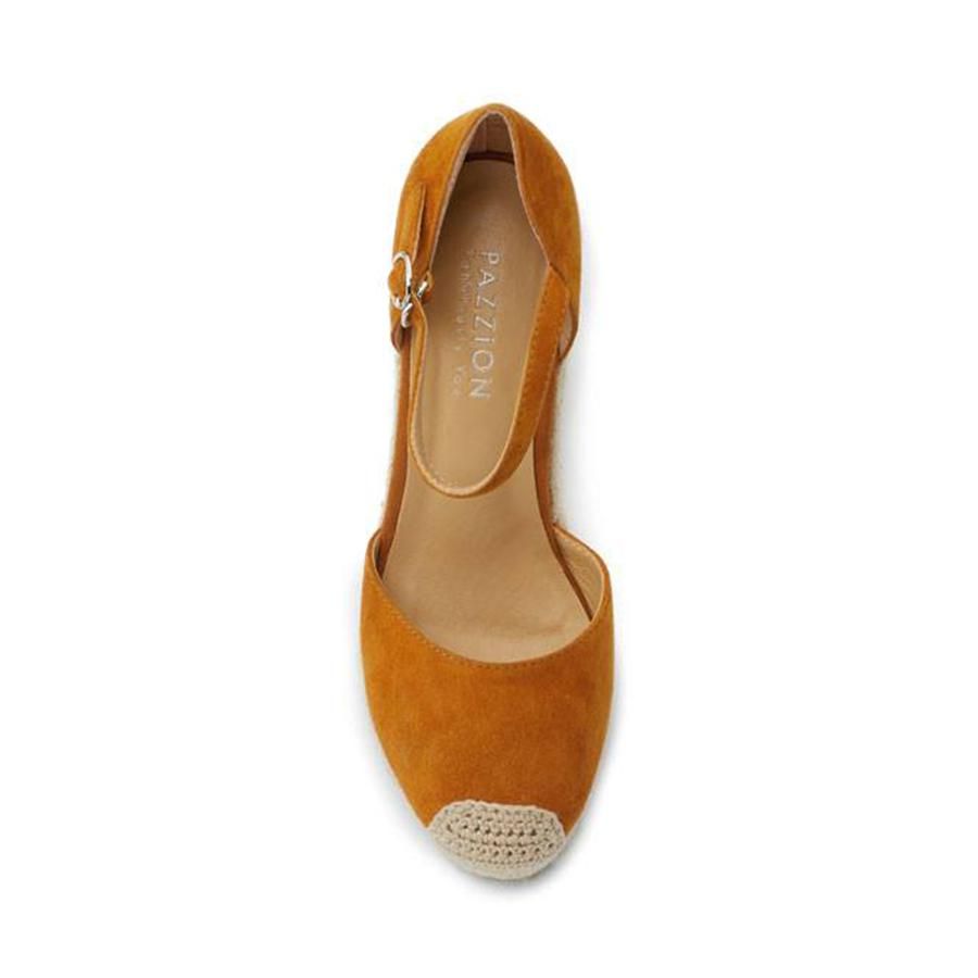 Sandal Nữ Đế Xuồng Pazzion 921-1 CAMEL Màu Nâu Size 39 - Giày - Vua Hàng Hiệu