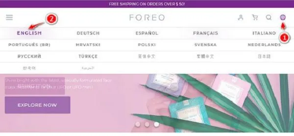 A-Z Cách đặt mua máy rửa mặt Foreo Luna Mini 3 chính hãng trên website