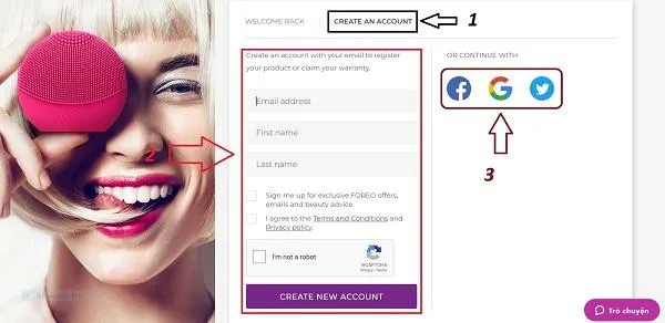A-Z Cách đặt mua máy rửa mặt Foreo Luna Mini 3 chính hãng trên website