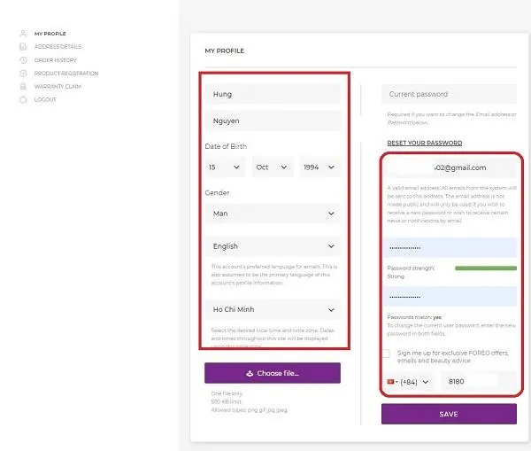 A-Z Cách đặt mua máy rửa mặt Foreo Luna Mini 3 chính hãng trên website
