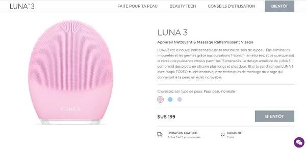 Review 3 màu máy rửa mặt Foreo Luna 3 có công dụng riêng cho từng loại da