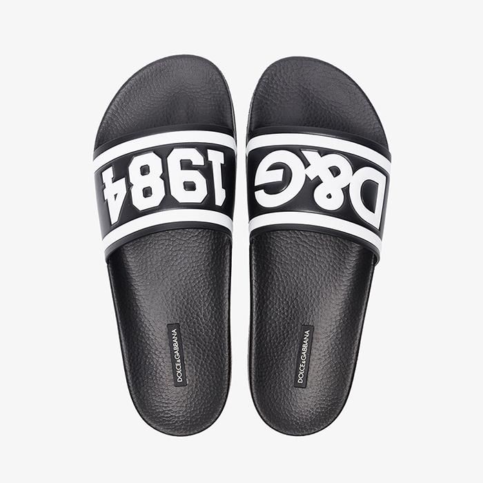 Dép Dolce & Gabbana D&G 1984 New SS2019 Màu Đen Size 40 - Dép - Vua Hàng Hiệu