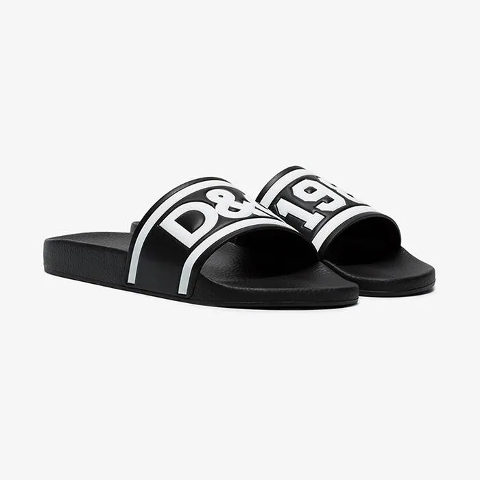 Dép Dolce & Gabbana D&G 1984 New SS2019 Màu Đen Size 40 - Dép - Vua Hàng Hiệu