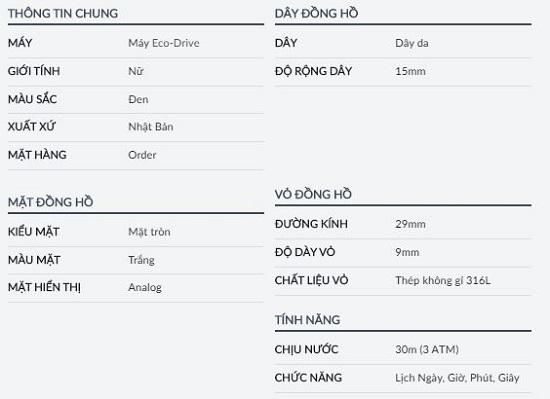 15+ mẫu đồng hồ Citizen Eco Drive chính hãng giá chỉ từ 3 triệu đồng